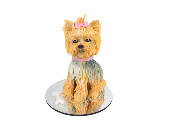 3D торт «Йоркширский тер'єр»