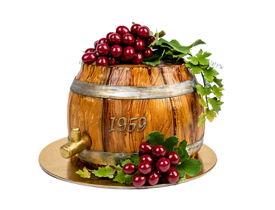 3D торт «Винная бочка»