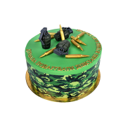 Торт на военную тематику - 1 изображение