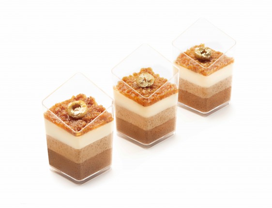 Десерт «Три шоколада»