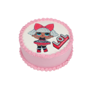 Торт «L.O.L. Surprise» розовый - 1 изображение
