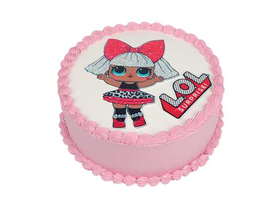 Торт «L.O.L. Surprise» розовый