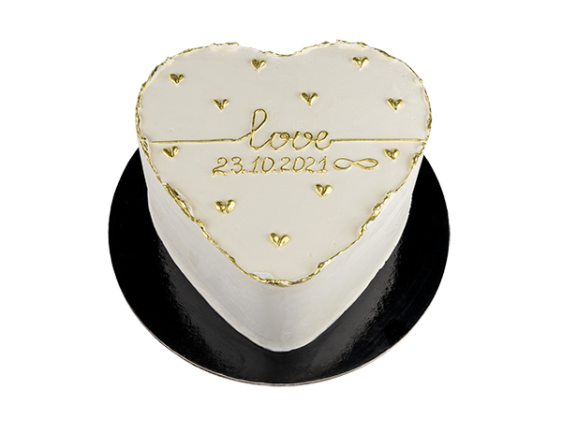 Торт свадебный «Сердце»