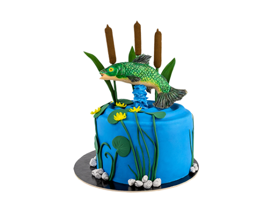 Торт для рыбака