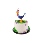Торт «Забавный петух» - 1 изображение