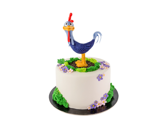 Торт «Забавный петух»