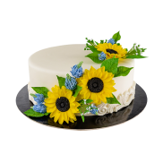 Торт з подсолнухами - 1 изображение
