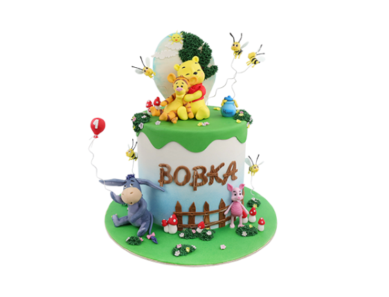 Торт «Винни Пух и его друзья»