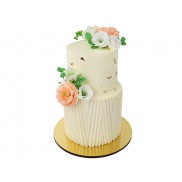Торт рельефний с розами - 1 изображение
