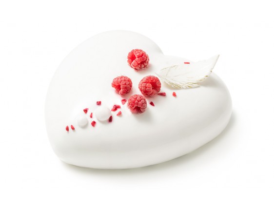 Торт «Малиновое сердце»