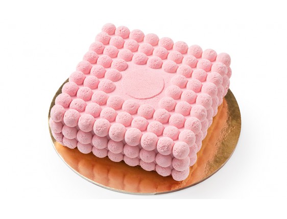 Муссовый торт «Сферы – Клубника-кокос»