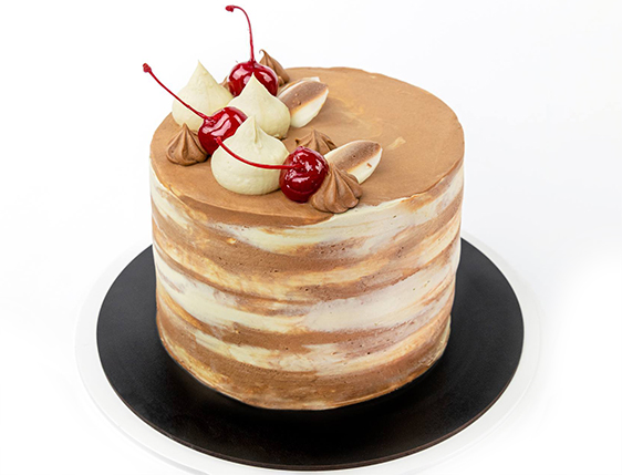 Торт «Вишня-мята»