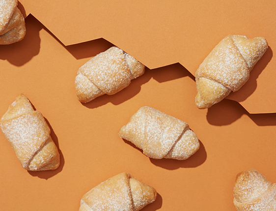 Рогалик с абрикосовой начинкой 500 г - 2 изображение