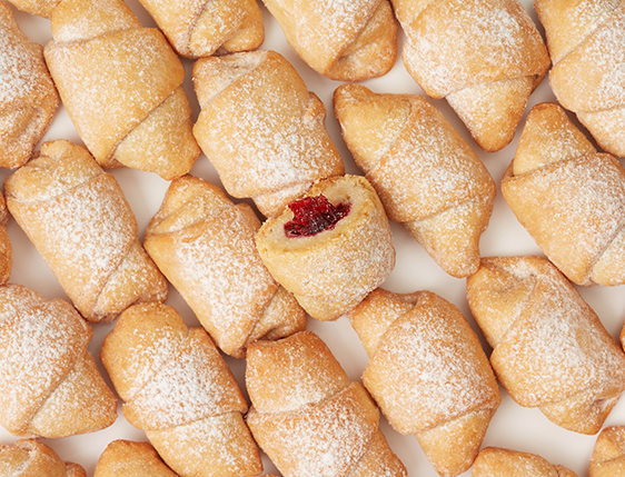 Рогалик с вишневой начинкой 1,0 кг - 3 изображение