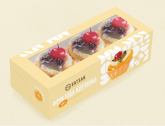 Пирожное &laquo;Фруктовая корзинка&raquo; - 3 изображение