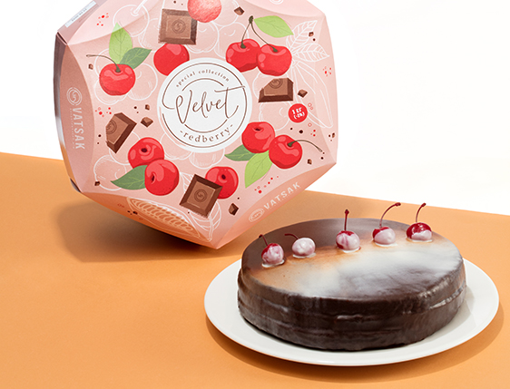 Торт "Velvet Redberry" - 3 изображение