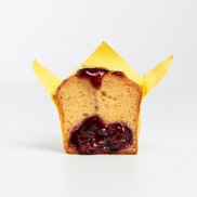 Кекс с вишневым конфитюром - 3 изображение