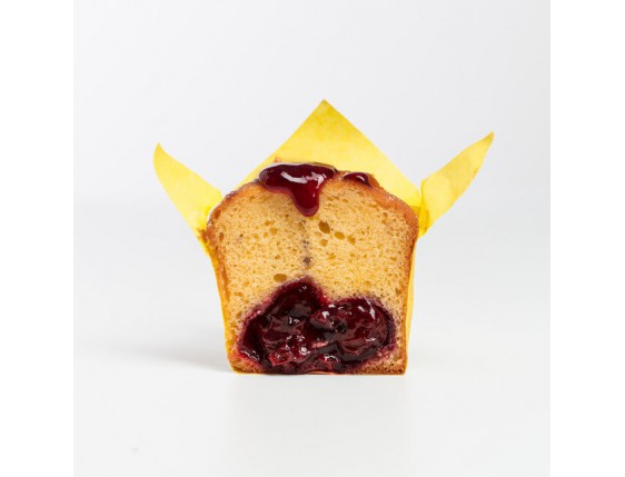 Кекс с вишневым конфитюром - 3 изображение