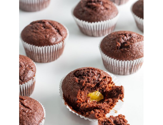 Мафин шоколадный с ванильной начинкой - 2 изображение