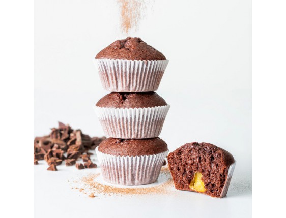 Мафин шоколадный с ванильной начинкой - 3 изображение